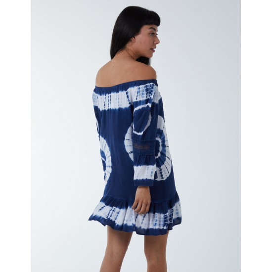 Bardot Tie Dye Tunic Dress