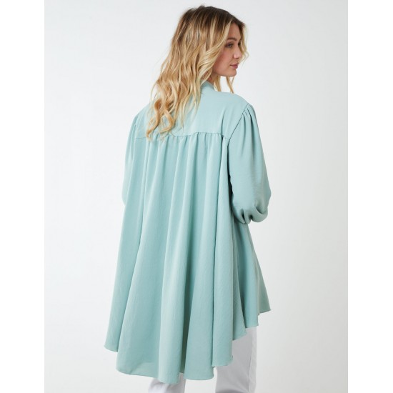 A Line Hi Low Tunic Blouse