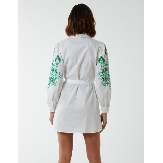 Embroidery Sleeve Cut Out Tunic