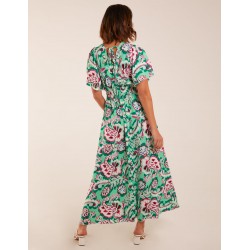 Oversized Paisley A Line Maxi Dress