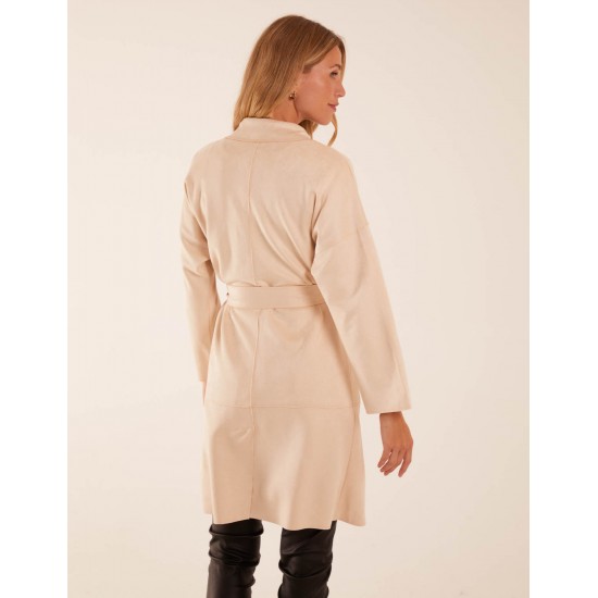 Waist Detail Trench Style Jacket