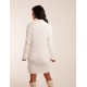 Rib Knitted Roll Neck Jumper Dress