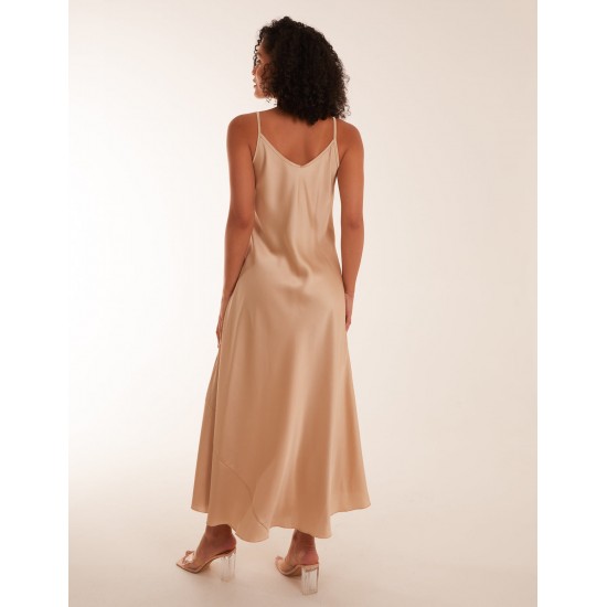 Satin Cami Maxi Dress