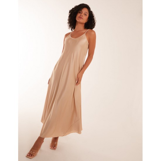 Satin Cami Maxi Dress