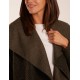 Wool Like Waterfall Cardigan Coat