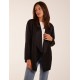 Suede Look Waterfall Jacket