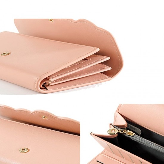 Floral Leather Wallet