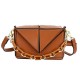 Leather Foldover Crossbody Bag