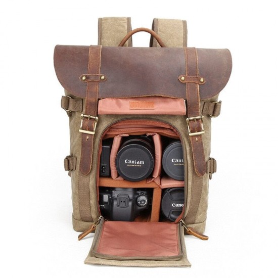 Vintage Canvas Camera Bag