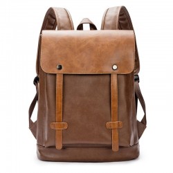 Leather 15 inch Laptop Backpack