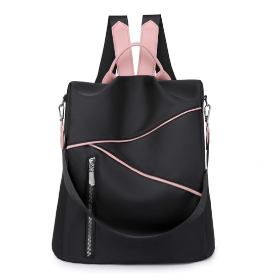 Backpack With Back Zip Pocket