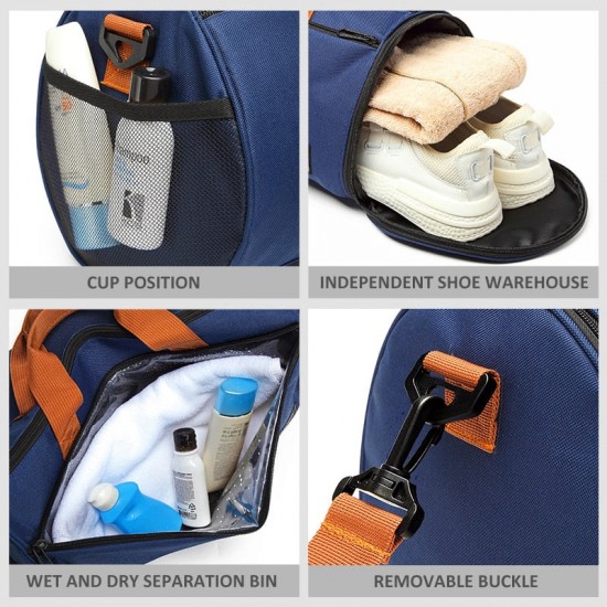 Gym Bag With Shoe And Wet Compartment