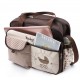 Dark Brown Unisex Messenger Diaper Bag