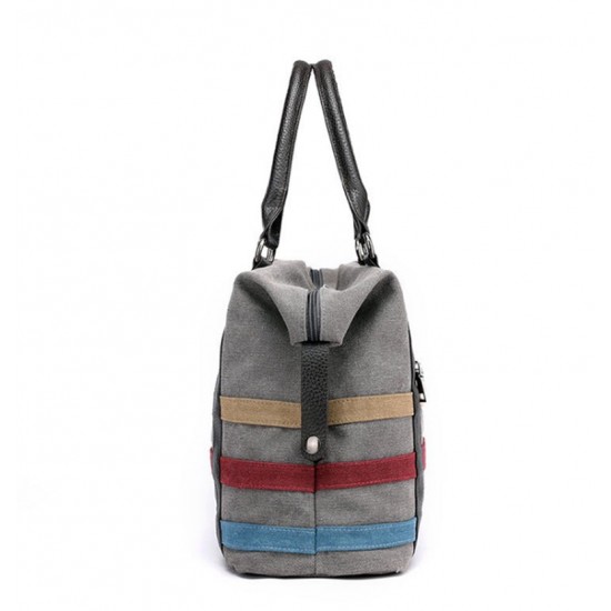 Canvas Zip Top Tote Bag