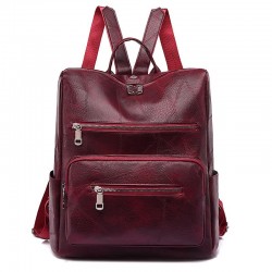 PU Leather Laptop Backpack