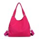 Nylon Zip Top Tote Bag