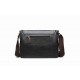 Black Leather 15 inch Laptop Bag