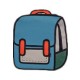 2D Drawing Backpack