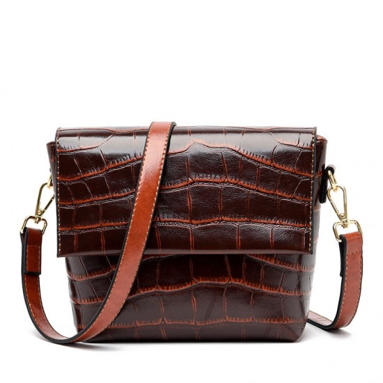 Croco Crossbody Bag