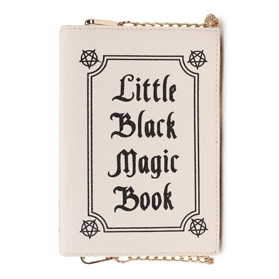 Little Black Magic Book Purse