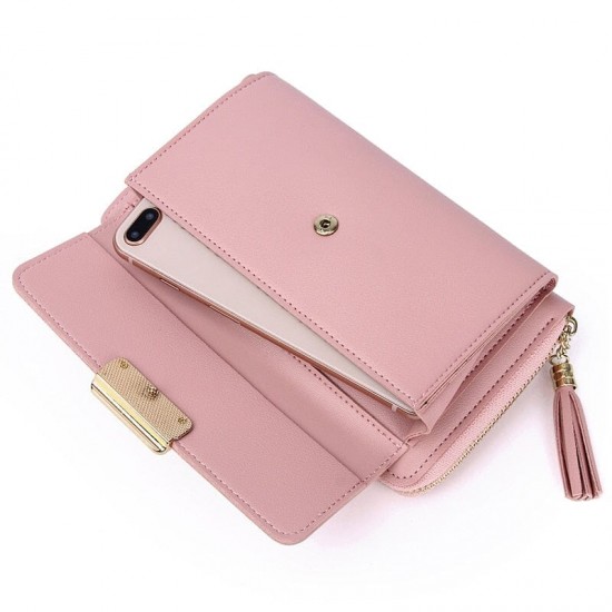 Phone Wristlet Wallet Leather