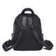 Black Geometric Backpack