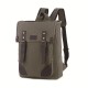 Canvas Leather Backpack 15.6 Laptop