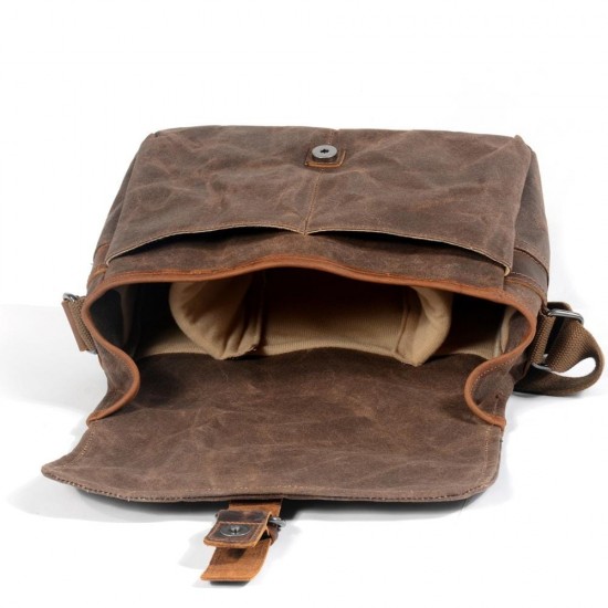 Camera Bag Waxed Canvas