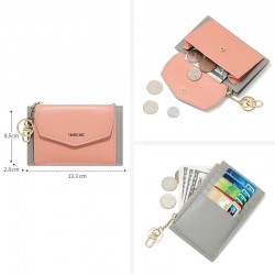 Women's Slim Clutch Fashion Hard Case Wallet Organizer