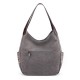 Zip Top Canvas Tote Bag