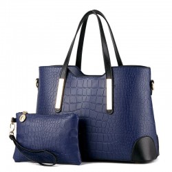 Croc Leather Tote