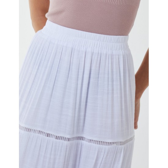 Ladder Trim Midi Skirt