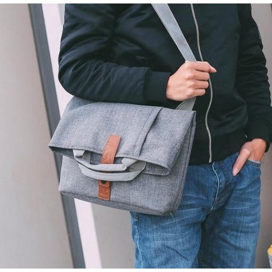 Laptop Bag Grey 15 inch Shoulder Bag