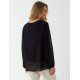 Long Sleeve Pleated Top