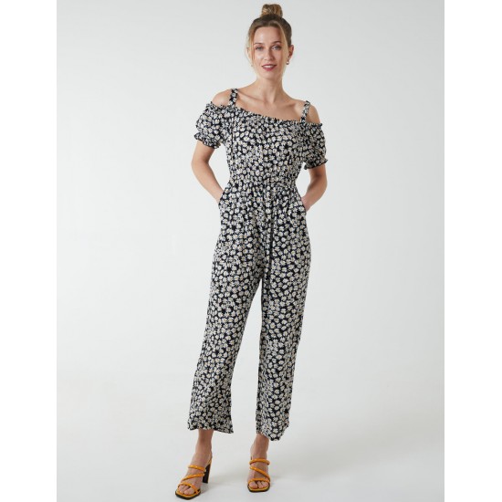 Cami Strap Bardot Daisy Jumpsuit