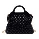 Black Croc Tote Bag