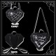 Spiderweb Heart Purse