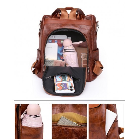 Anti Theft Womens Backpack