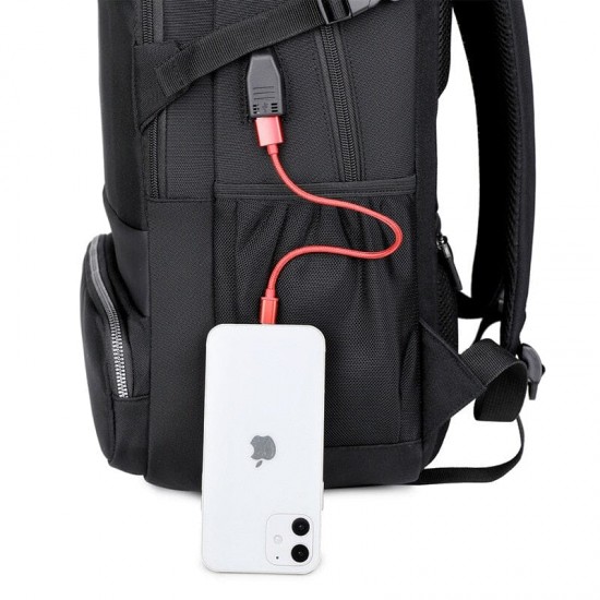 Travel Laptop Large Computer Backpack With USB Charger