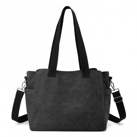 Black Rectangle Tote Bag