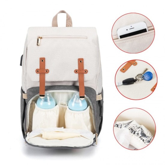 FAMICARE Diaper Bag With USB Port