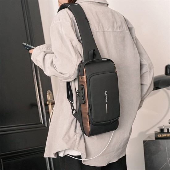 Sling Backpack With USB Port