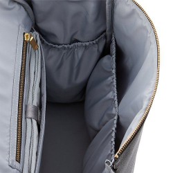 Faux Leather Diaper Backpack