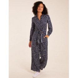 Polka Dot Oversized Shirt & Trouser Set