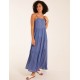 Drawstring Tier Maxi Dress