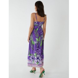 Floral Wrap Maxi Dress