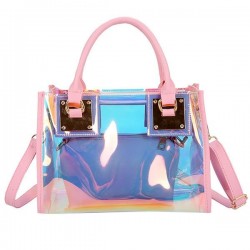 Transparent Holographic Crossbody Bag