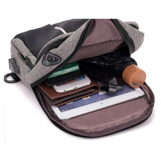 Sling Cross Body Bag With USB Charging Port