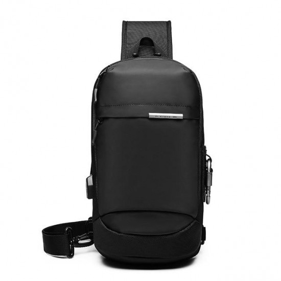 Crossbody Sling Bag With USB Charging Daypack