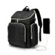 Diaper bag with usb bottle warmer